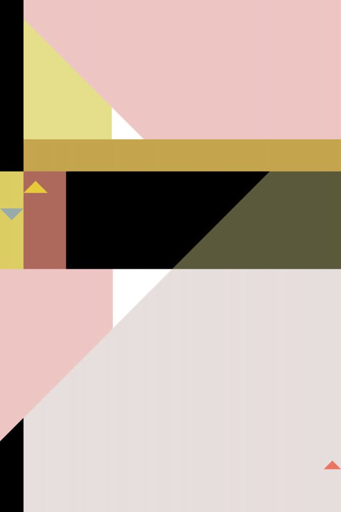Abstract Color Blocks by Thoth Adan — canvas wall art