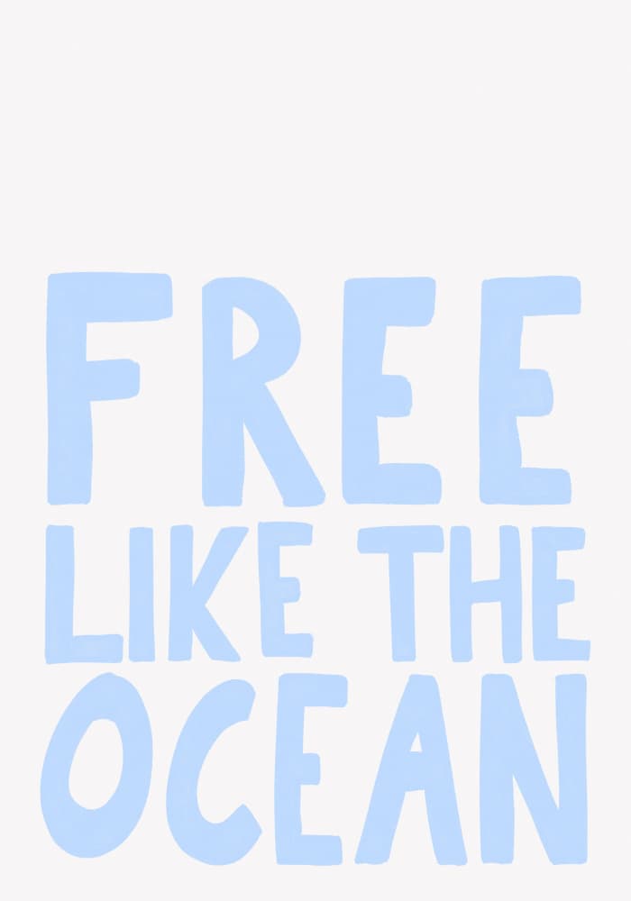 Free Like the Ocean by Athene Fritsch — canvas wall art