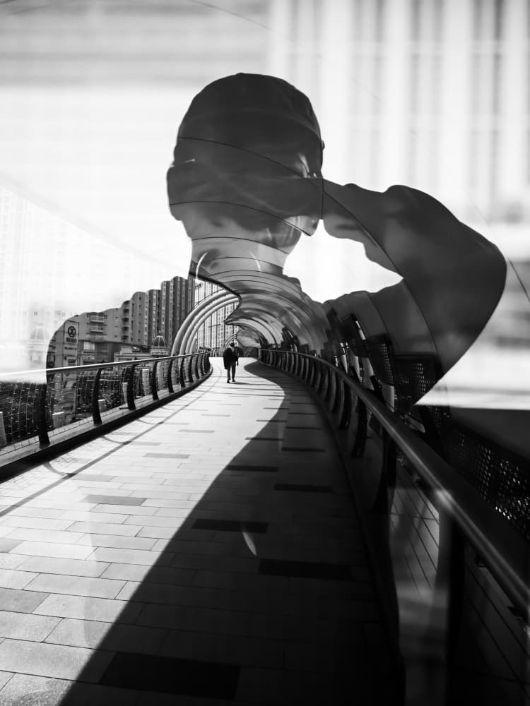 Urban Bridge Silhouette by Antonyus Bunjamin (Abe) — canvas wall art