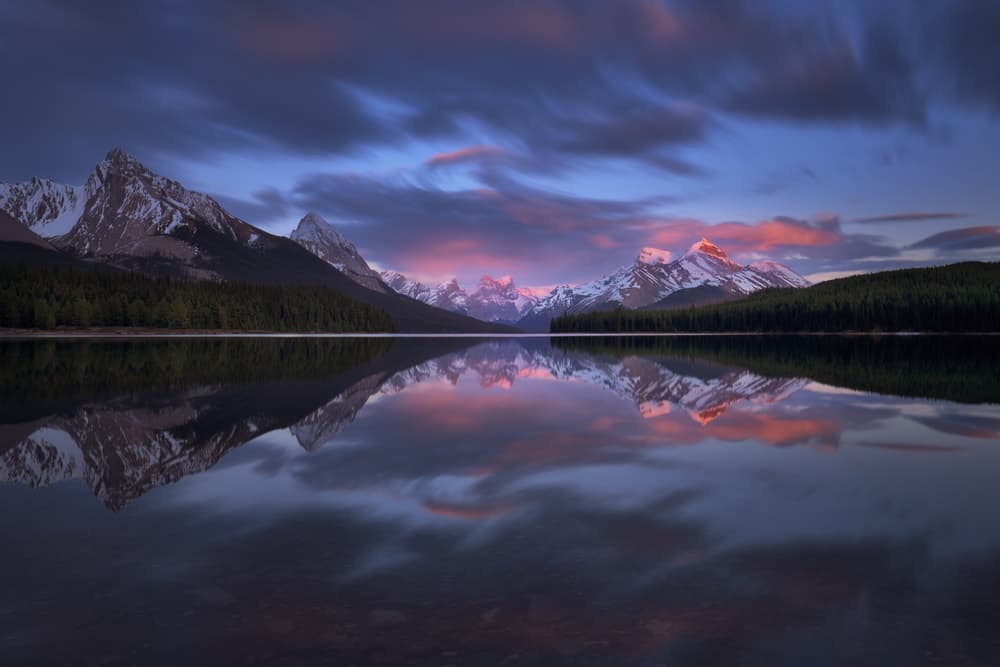 Majestic Mountain Lake Reflection by Juan Pablo de Miguel — canvas wall art