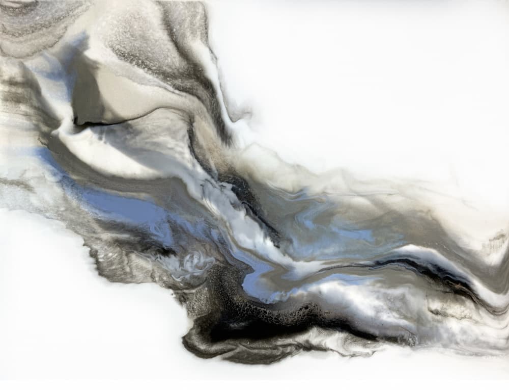 Elegant Fluid Marble Flow by Alyson Storms — canvas wall art