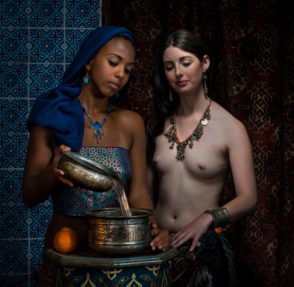 In Hammam II by Derek Galon MA FRPS FOPS — canvas wall art