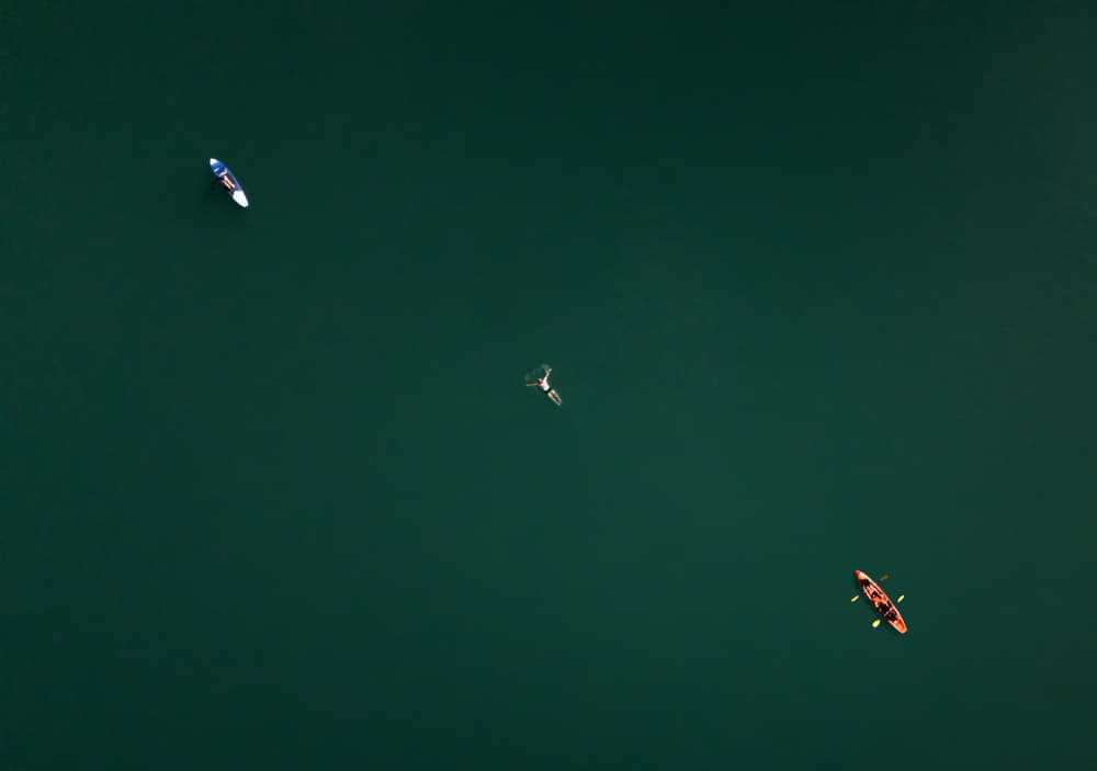 Water Sports From Above by Streiff Marcel — canvas wall art