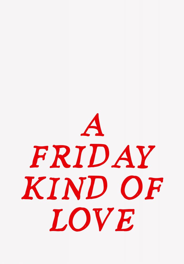 Friday kind of love by Athene Fritsch — canvas wall art