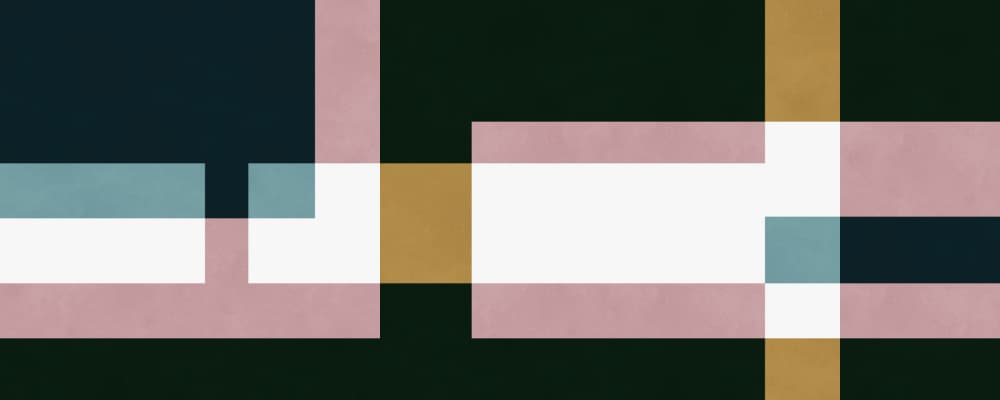 Chic Color Blocks by Vitor Costa — canvas wall art