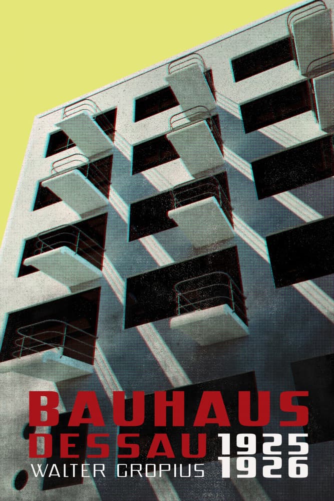 Bauhaus Dessau Shadows by Rosana Laiz Blursbyai — canvas wall art