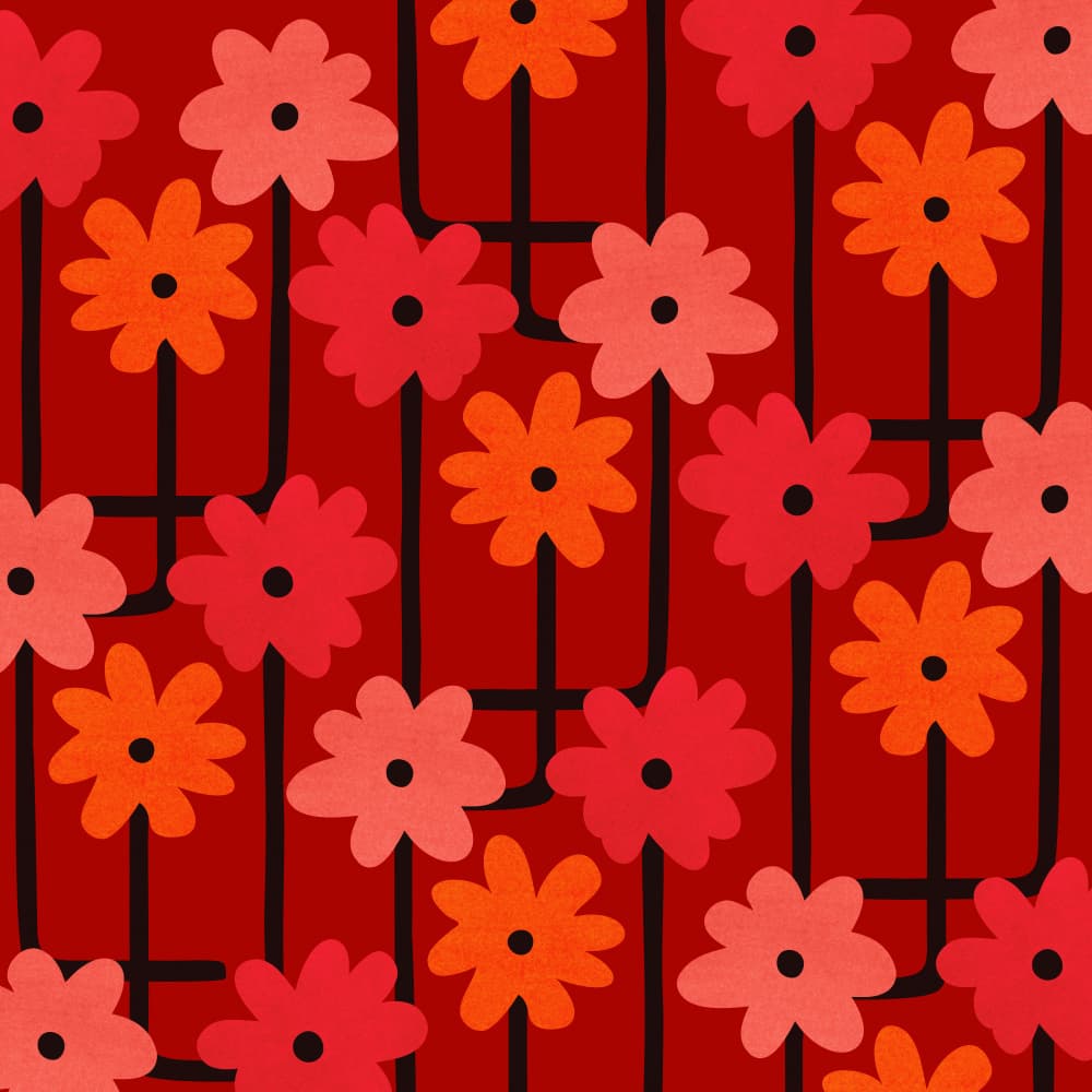 Blooms On the Move by Kristian Gallagher — canvas wall art