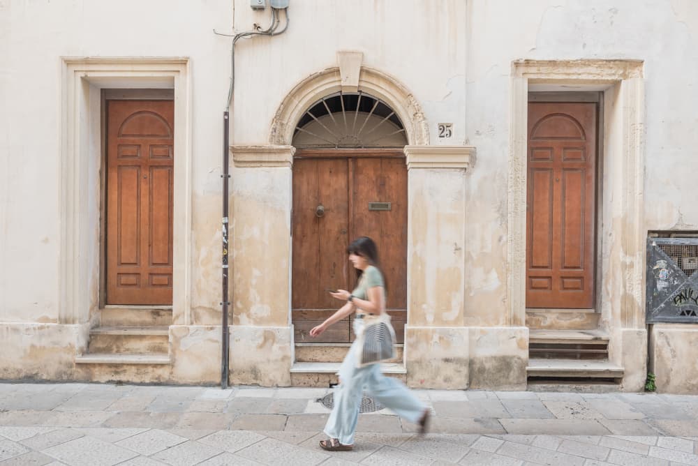 Passing Old City Doors by Photolovers — canvas wall art