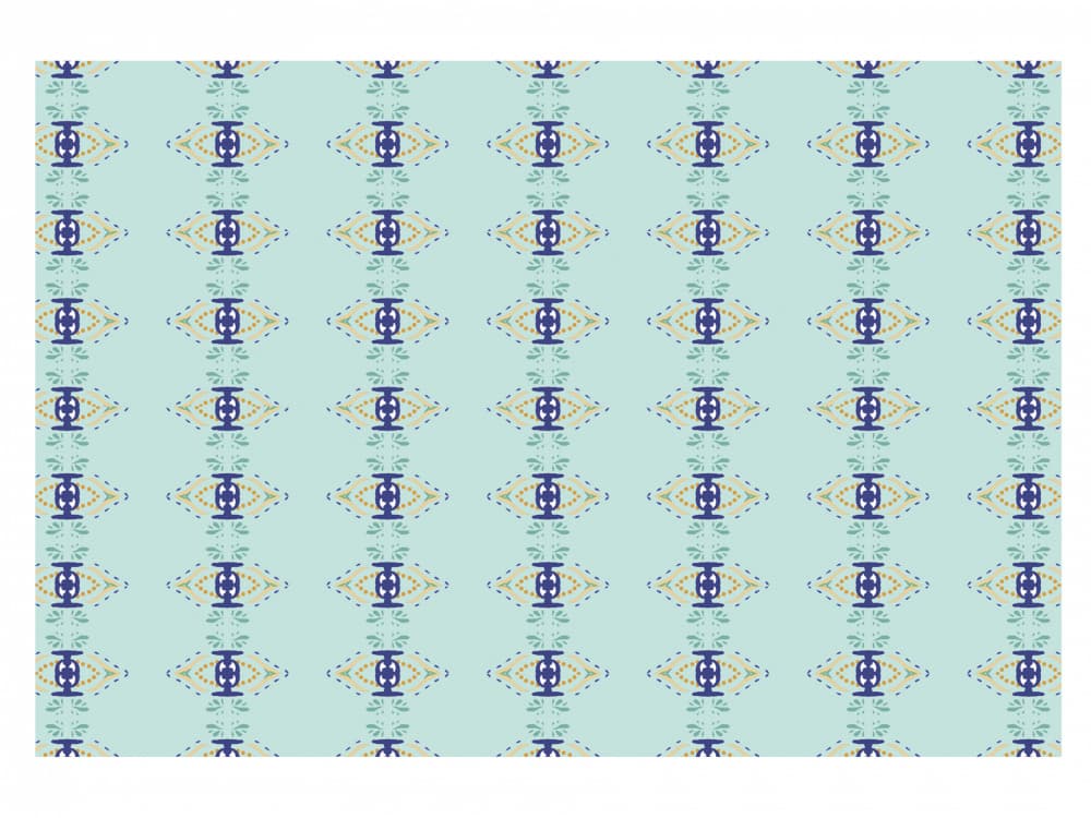 Serene Tribal Diamond Pattern by Breanna Megan Studio — canvas wall art