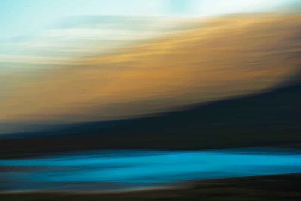 Golden Hour Horizon by swapnil deshpande — canvas wall art