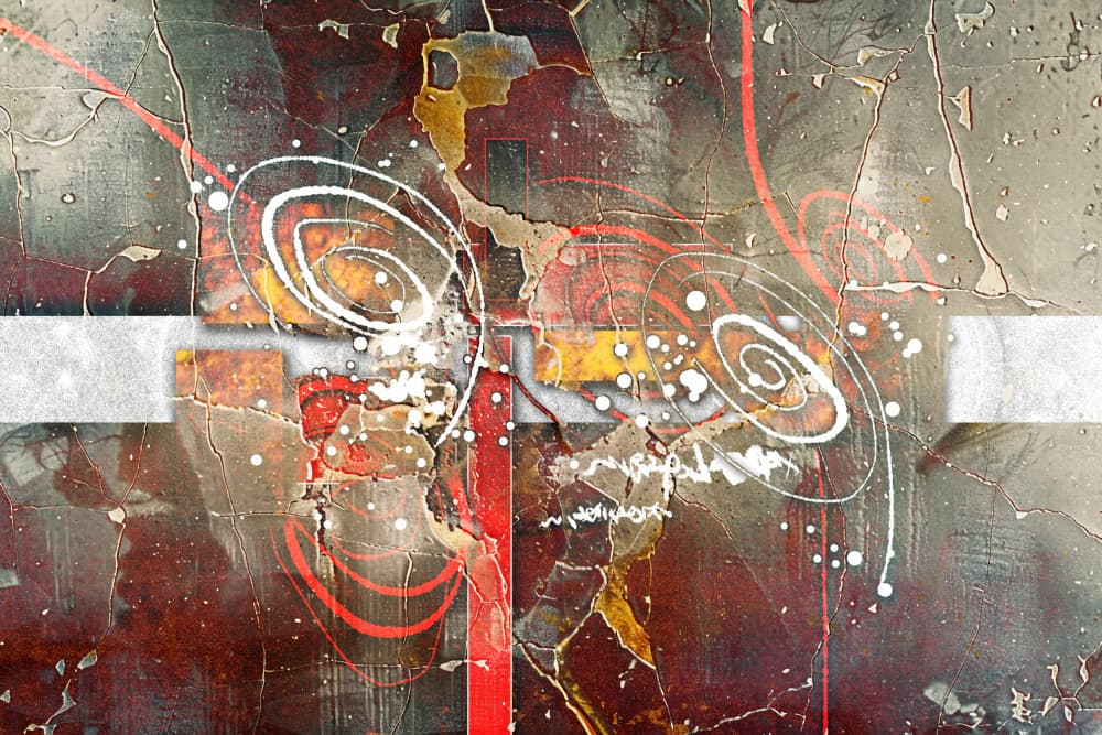 Modern Cracked Energy by Rafal Kulik — canvas wall art