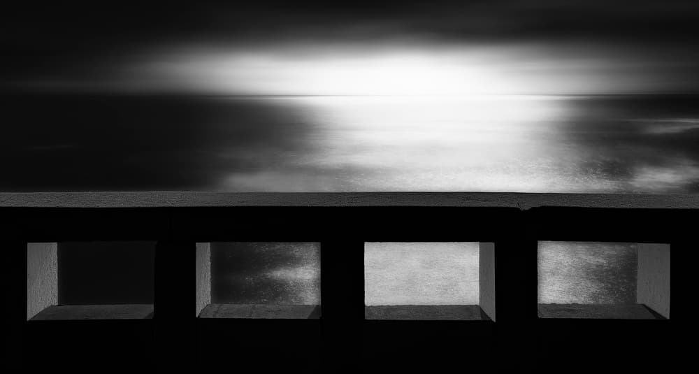 Moonlight Over Dark Sea by Paulo Abrantes — canvas wall art