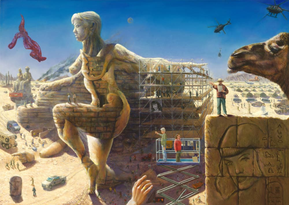 Colossal Desert Vision by Corné Akkers — canvas wall art