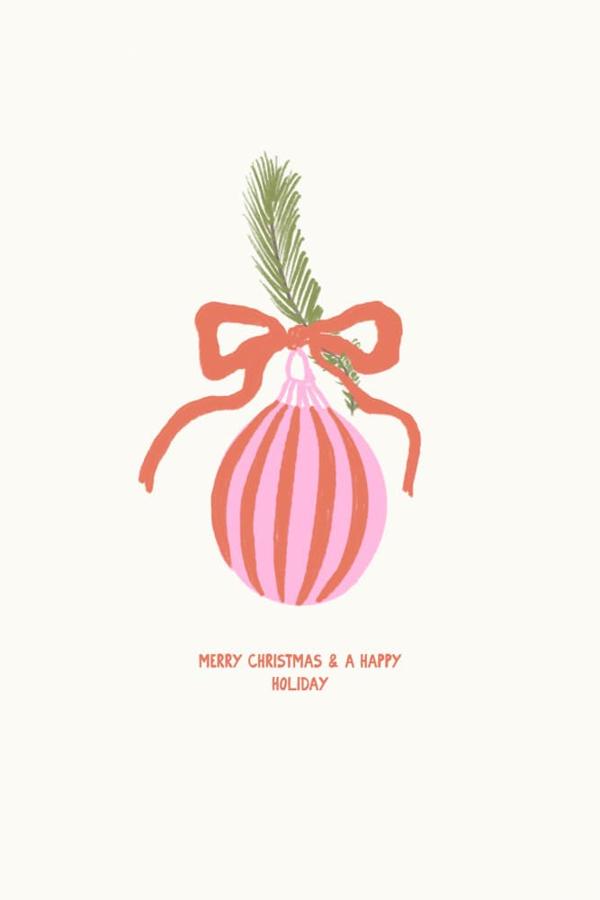 Merrychristmasandahappyholiday by Treechild — canvas wall art