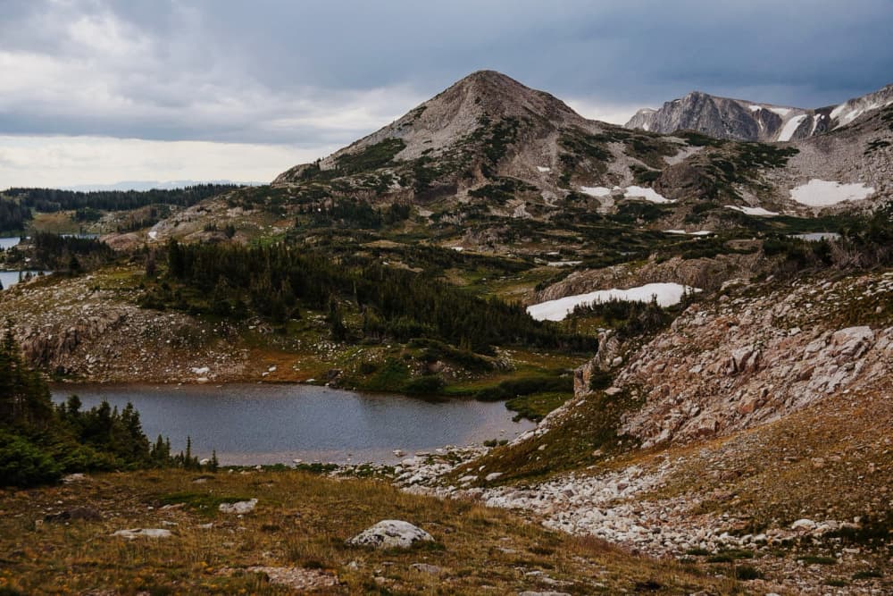 Alpine Mountain Lake by Del Mundo Imagery — canvas wall art