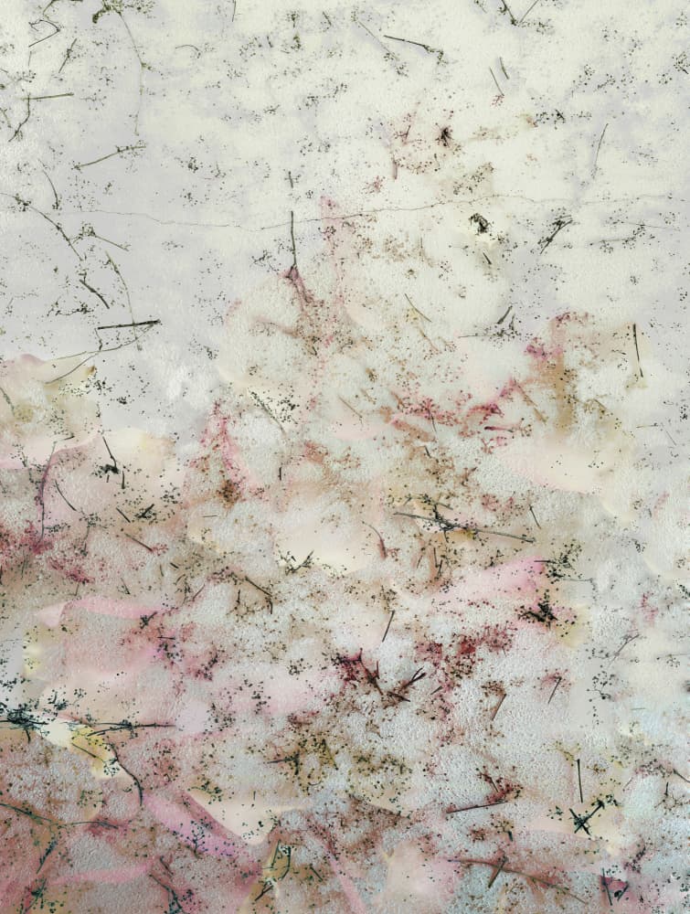 Faded Floral Texture by Angelo Cerantola — canvas wall art