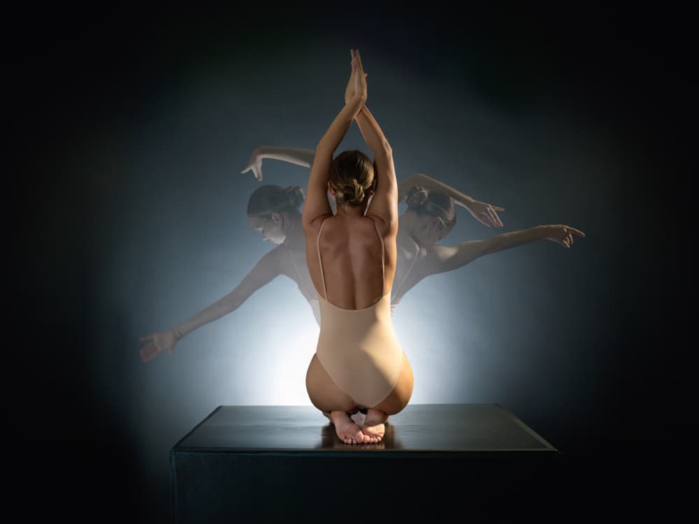 Ethereal Dance Pose by Songlin Xu — canvas wall art