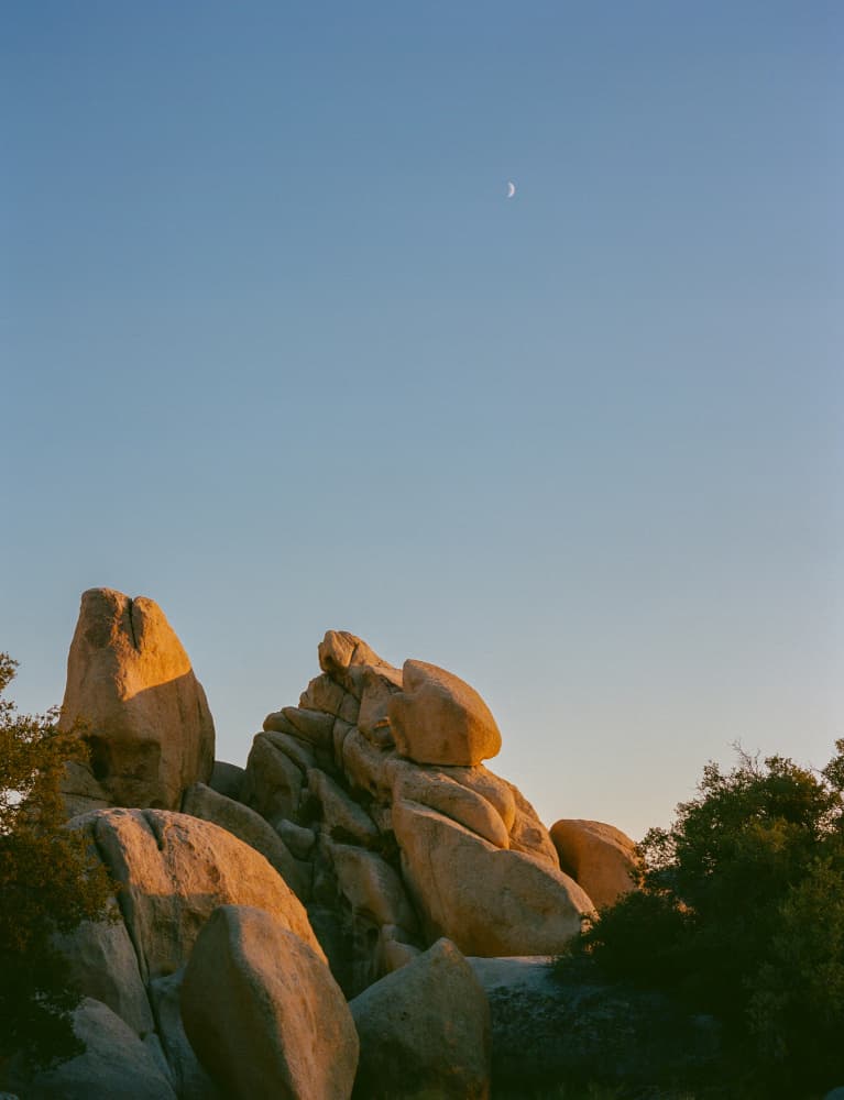 Golden Hour Desert Rocks by Bethany Young — canvas wall art
