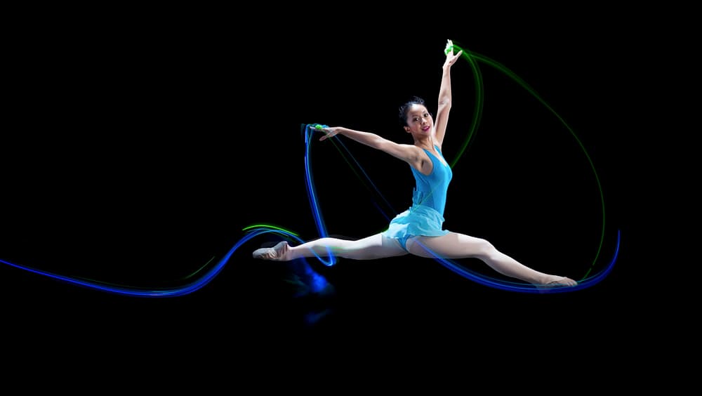 Dynamic Rhythmic Leap by Angela Muliani Hartojo — canvas wall art