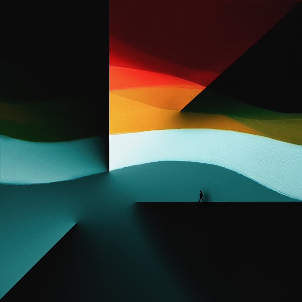 Abstract Light Walk by Hadi Malijani (Malenjani) — canvas wall art
