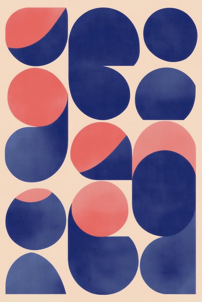 Modern Color Curves by Melloi Art Prints — canvas wall art
