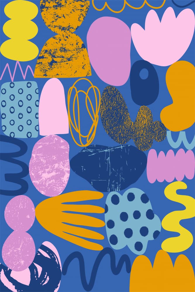 Shapeparade by Treechild — canvas wall art