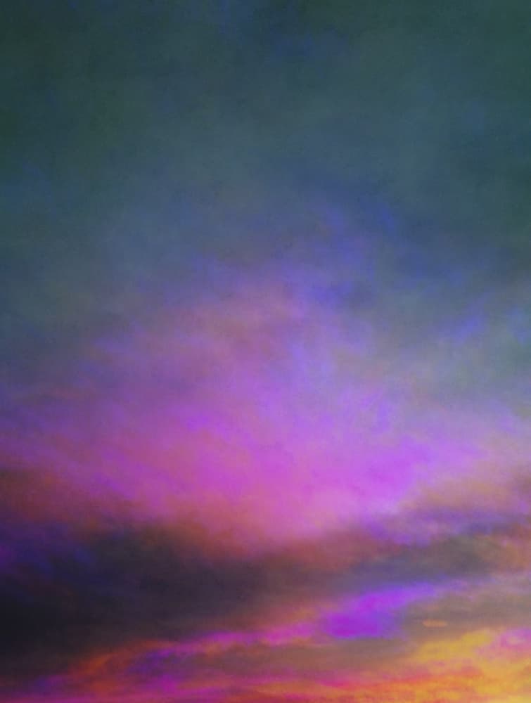 Vibrant Purple Sunset Sky by Angelo Cerantola — canvas wall art