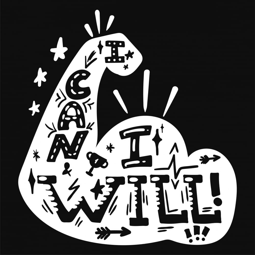 I Can And I Will by Marika Barsrsind β canvas wall art