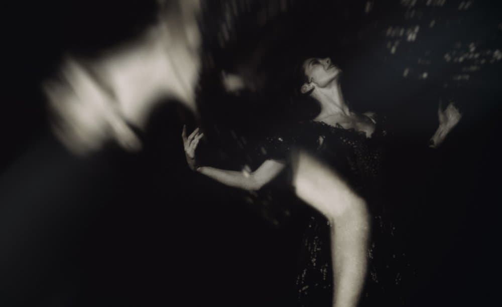 Dramatic Dance Silhouette by Charlaine Gerber — canvas wall art