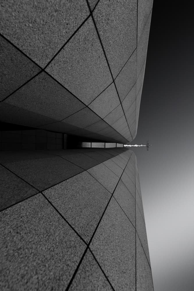 Modern Architectural Geometry by Jorge Pimenta — canvas wall art