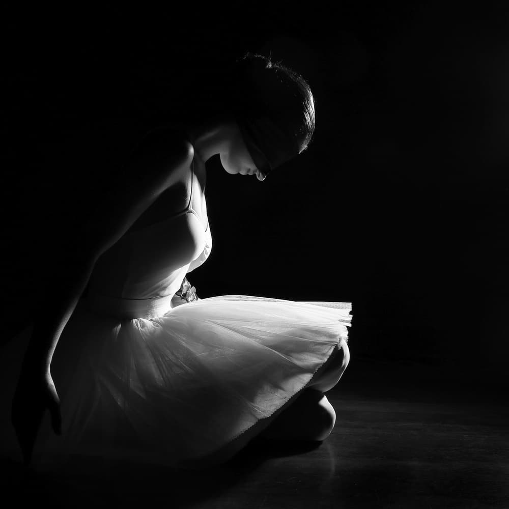 Blindfolded Ballerina by Paulo Medeiros — canvas wall art
