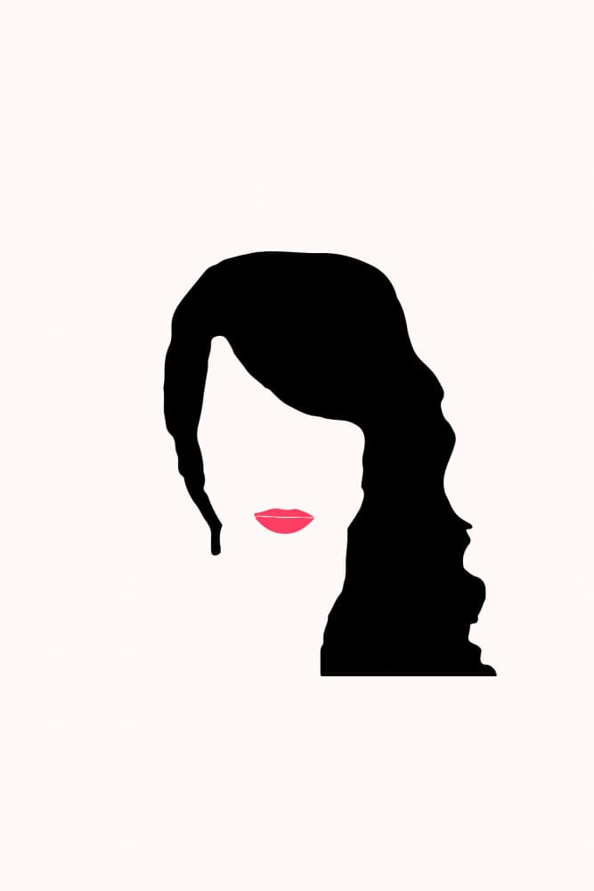 Elegant Minimalist Woman by Vesuvik Designs — canvas wall art