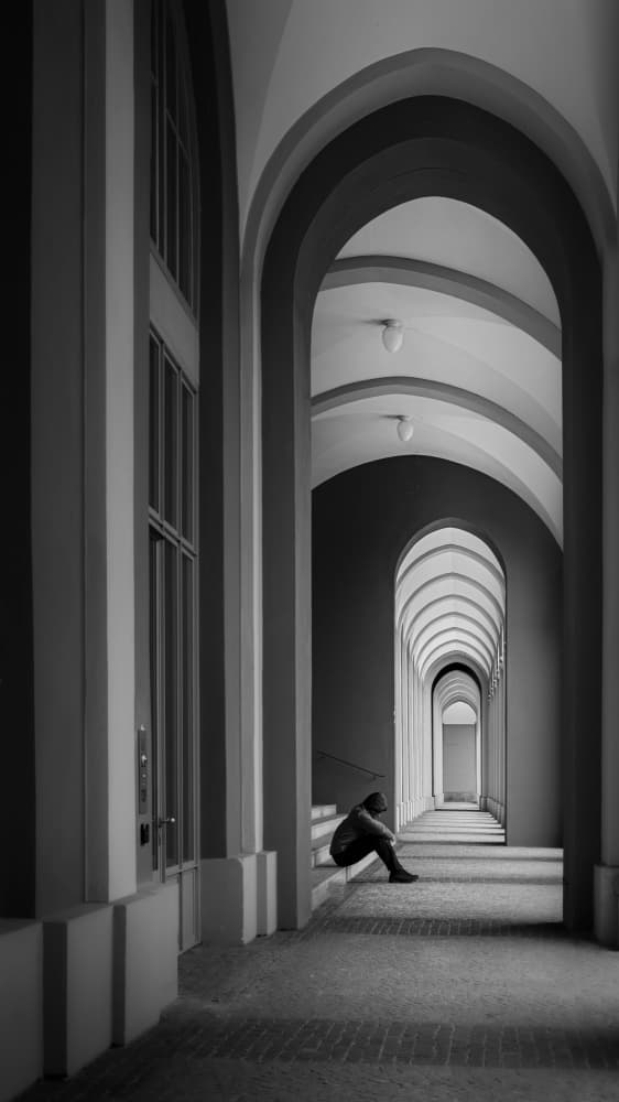 Solitary Archway by Andy Dauer — canvas wall art