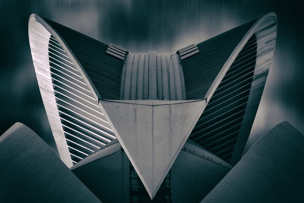 Modern Architectural Forms by Hans-Wolfgang Hawerkamp — canvas wall art