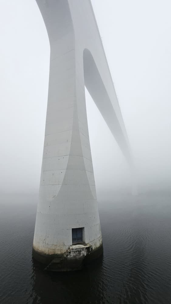 Misty Bridge Arch by Filipe P Neto — canvas wall art