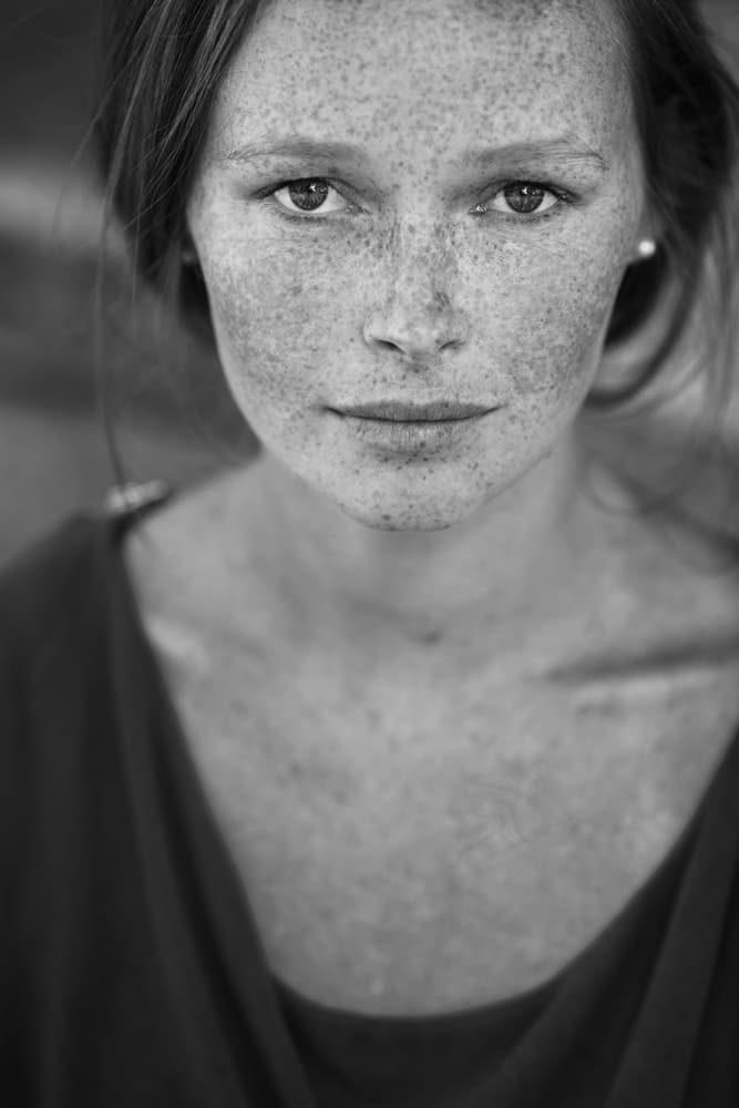 Natural Freckled Beauty by Christophe CLOVIS — canvas wall art