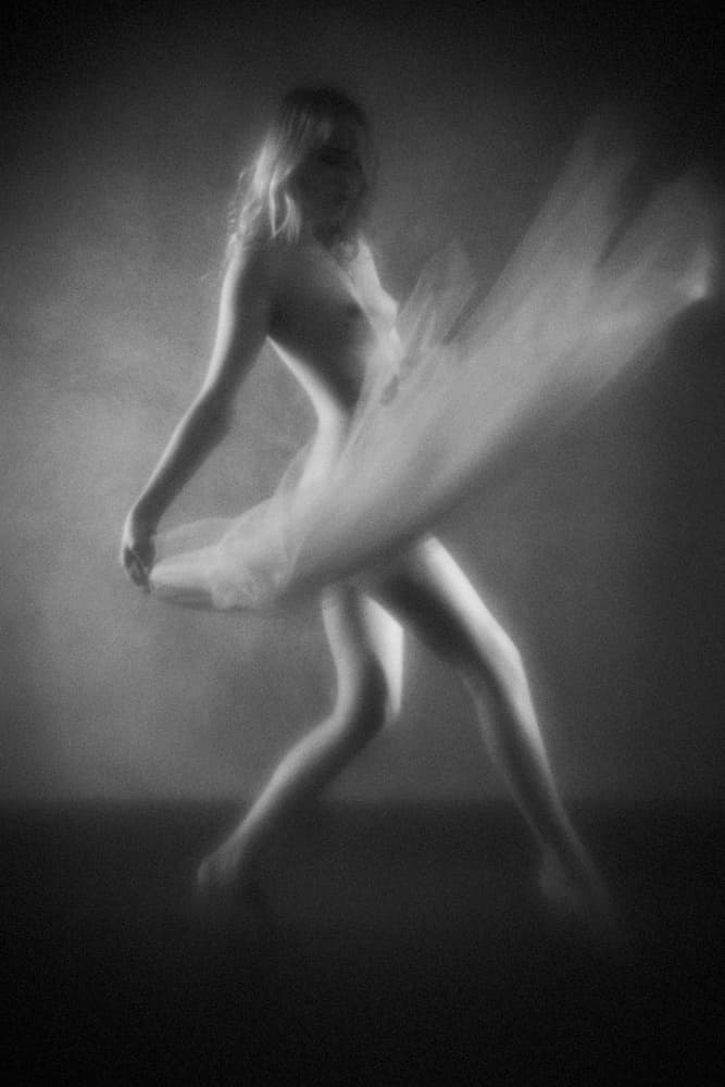 Ethereal Nude Dancer by Mel Brackstone — canvas wall art