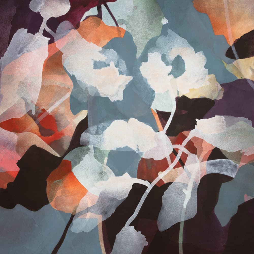 Abstract Botanical Flow by Ida Kopperud — canvas wall art