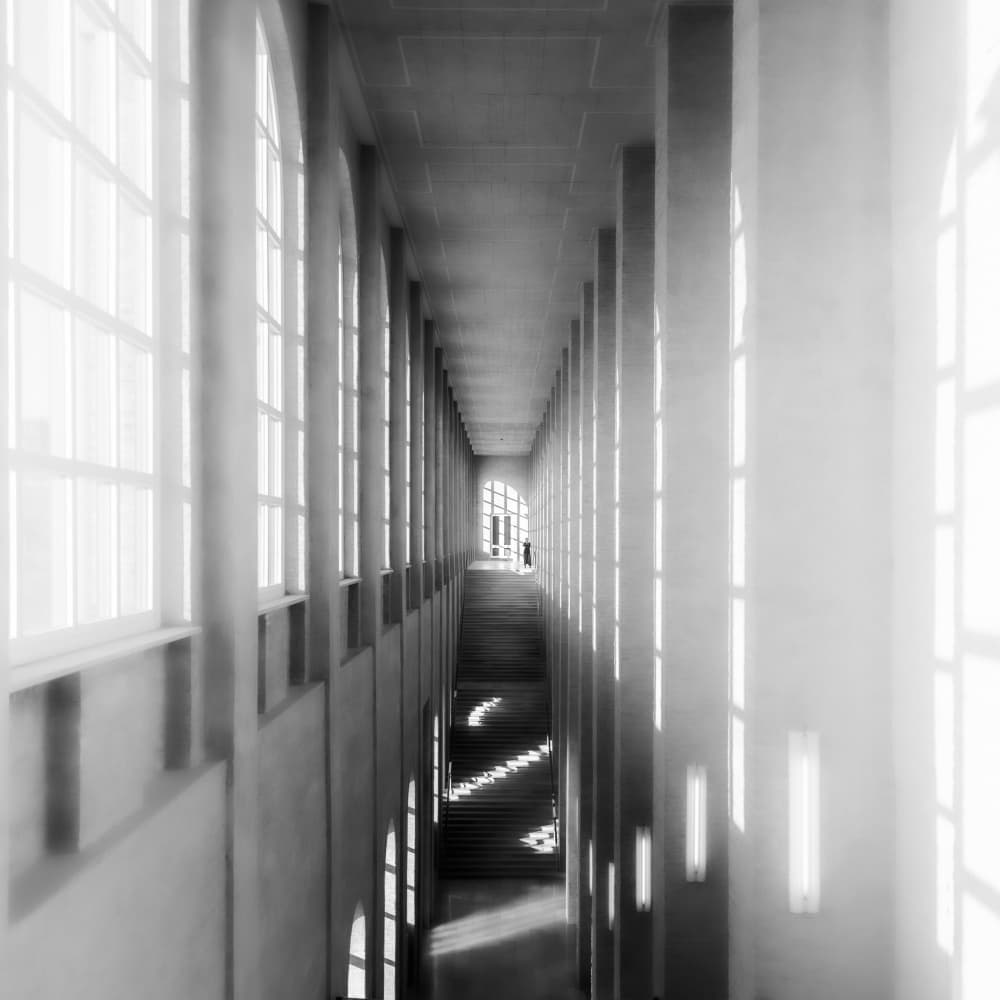 Grand Hallway Light by Andy Dauer — canvas wall art
