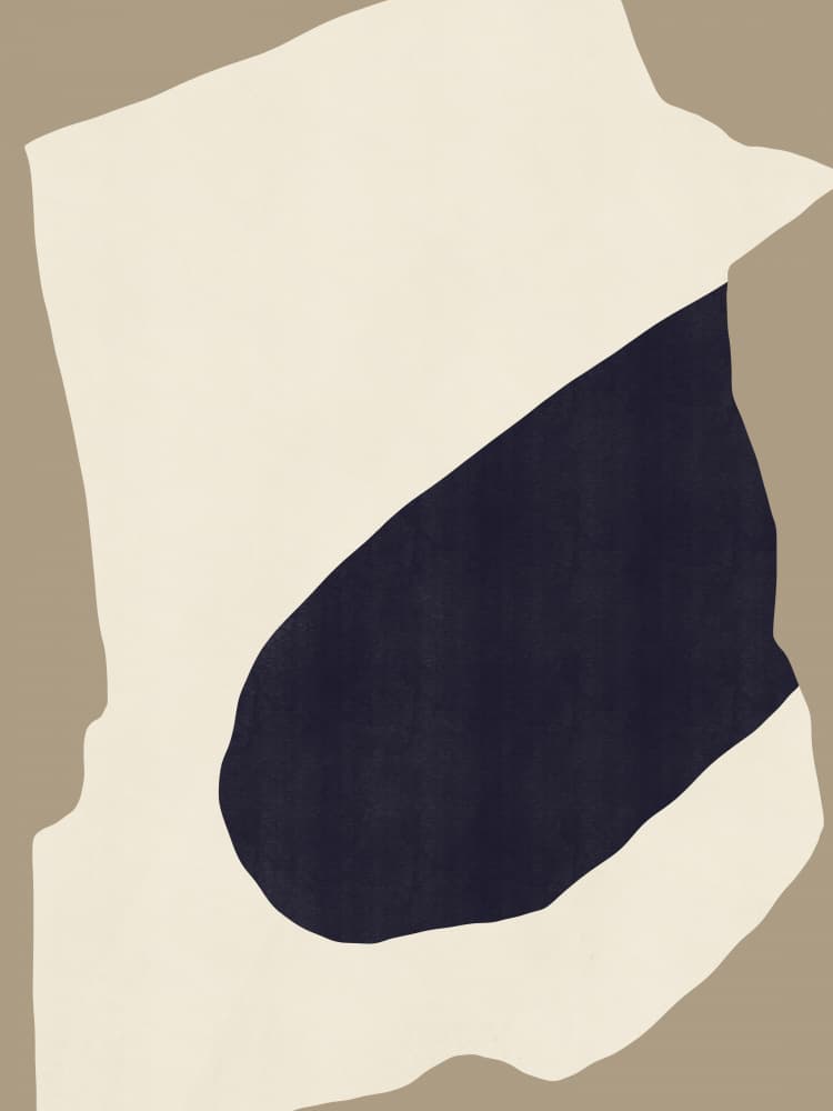 Modern Organic Forms by Little Dean — canvas wall art