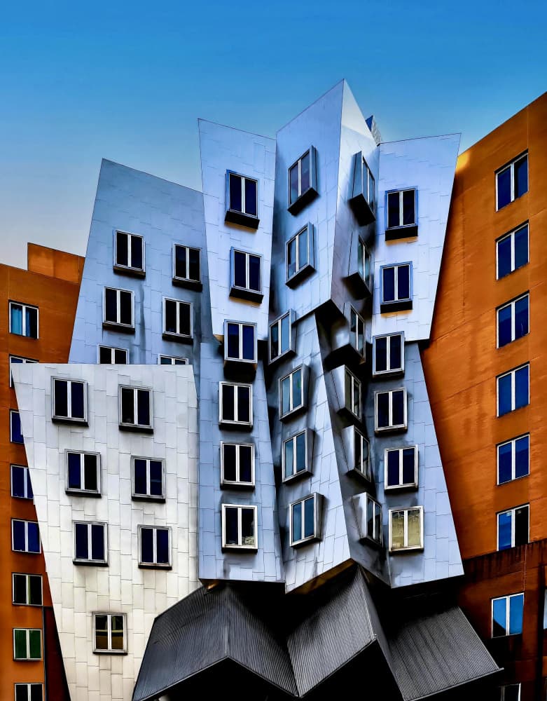 Angular Modern Building by Arnon Orbach — canvas wall art