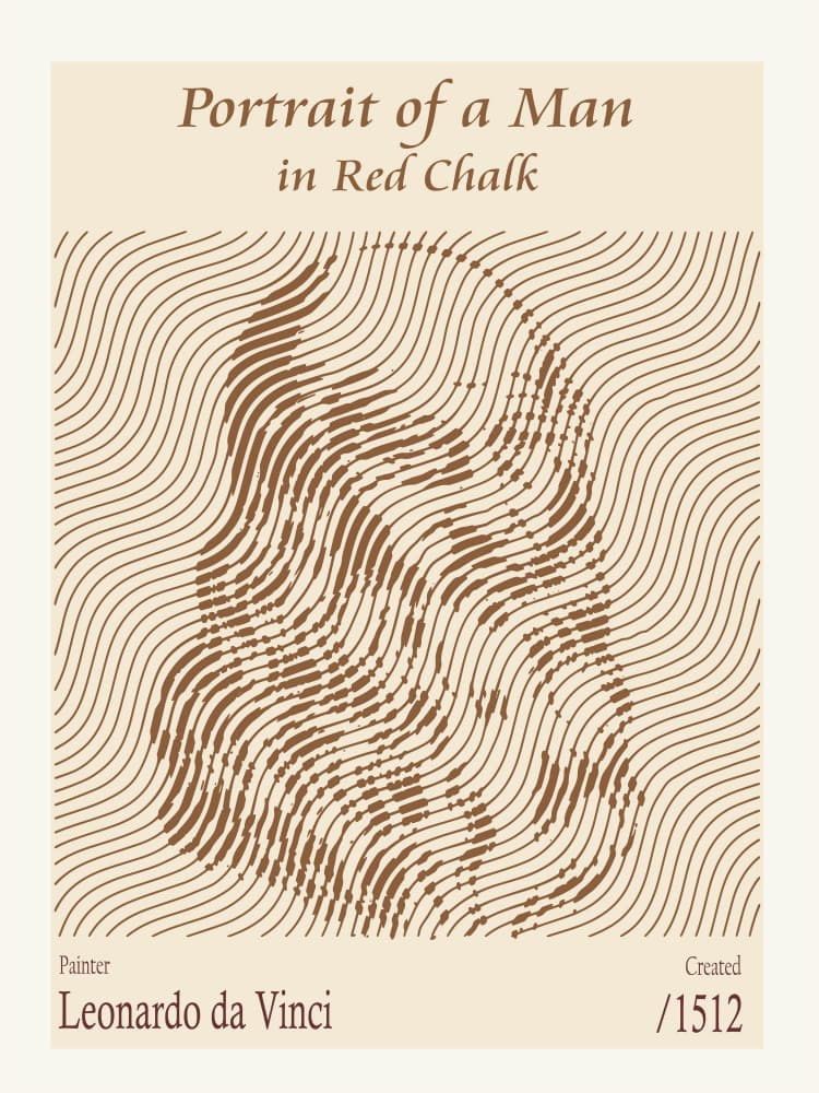 Red Chalk Essence by Doa Project — canvas wall art