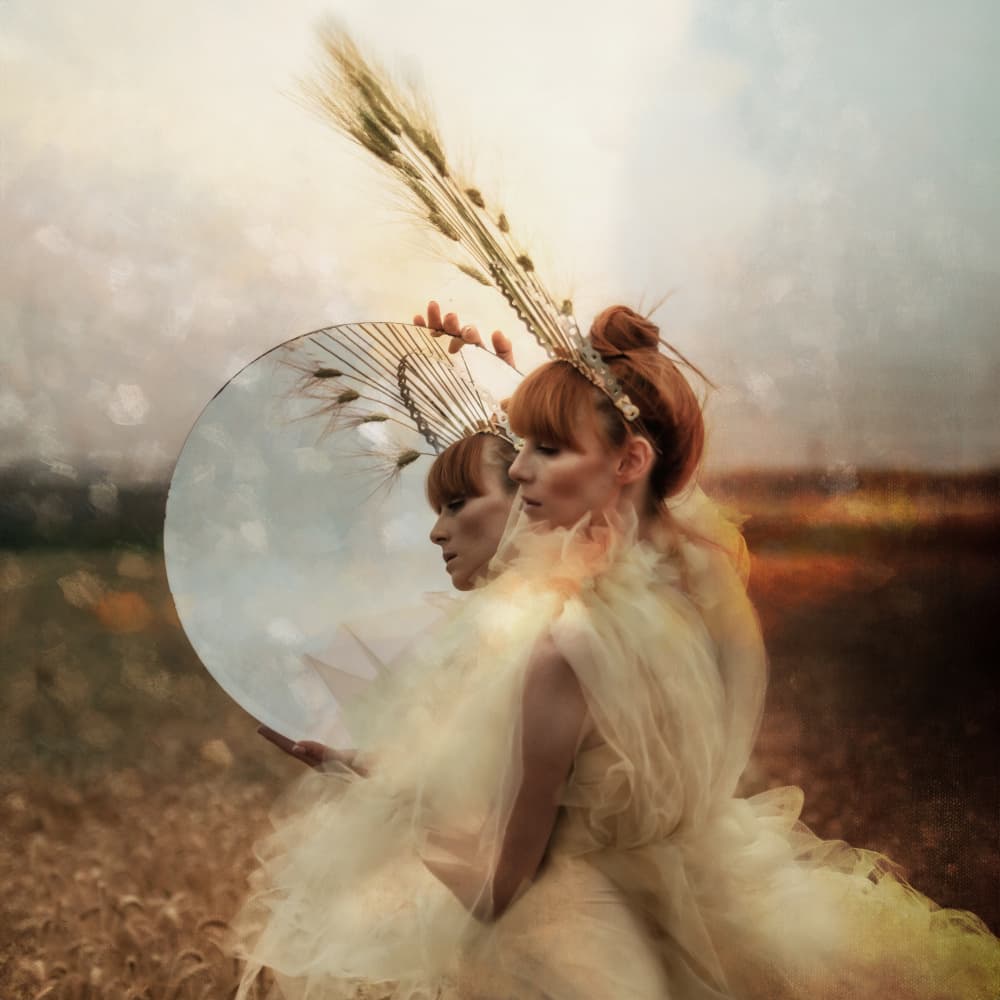 Ethereal Wheat Reflection by Rachel Pansky — canvas wall art