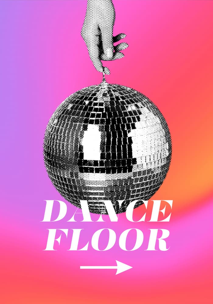 Monochrome Disco Ball
