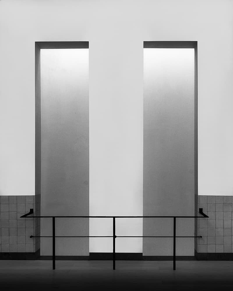 Modern Architectural Symmetry by Olavo Azevedo — canvas wall art