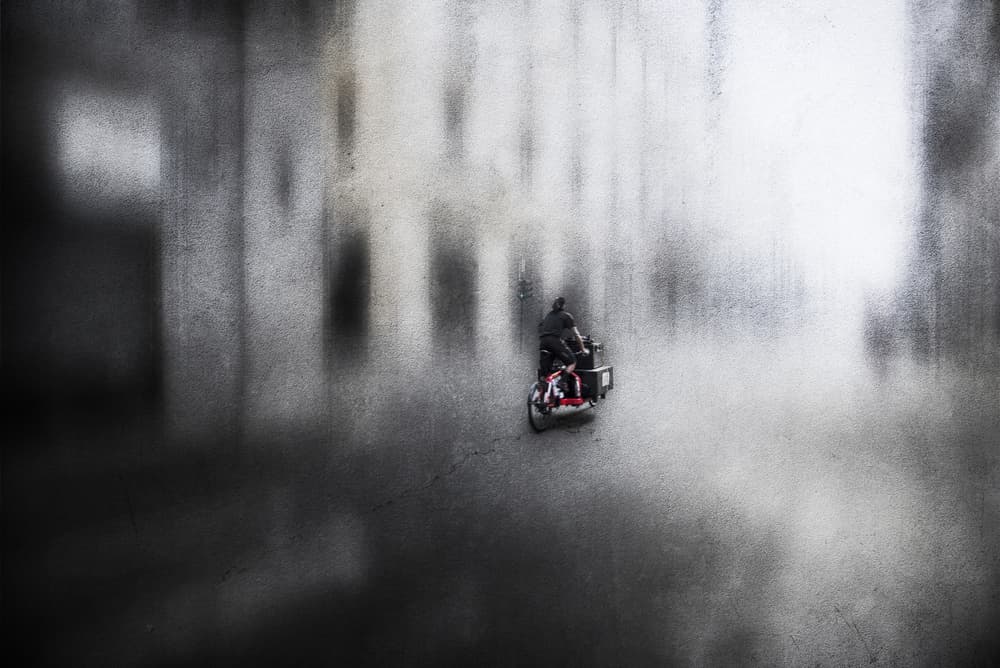 Motion Blur City Ride by Nicodemo Quaglia — canvas wall art