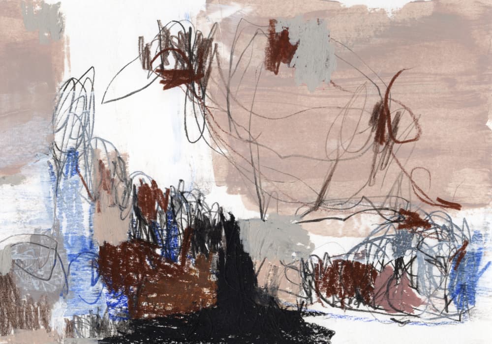 Dynamic Abstract Strokes by uplusmestudio — canvas wall art