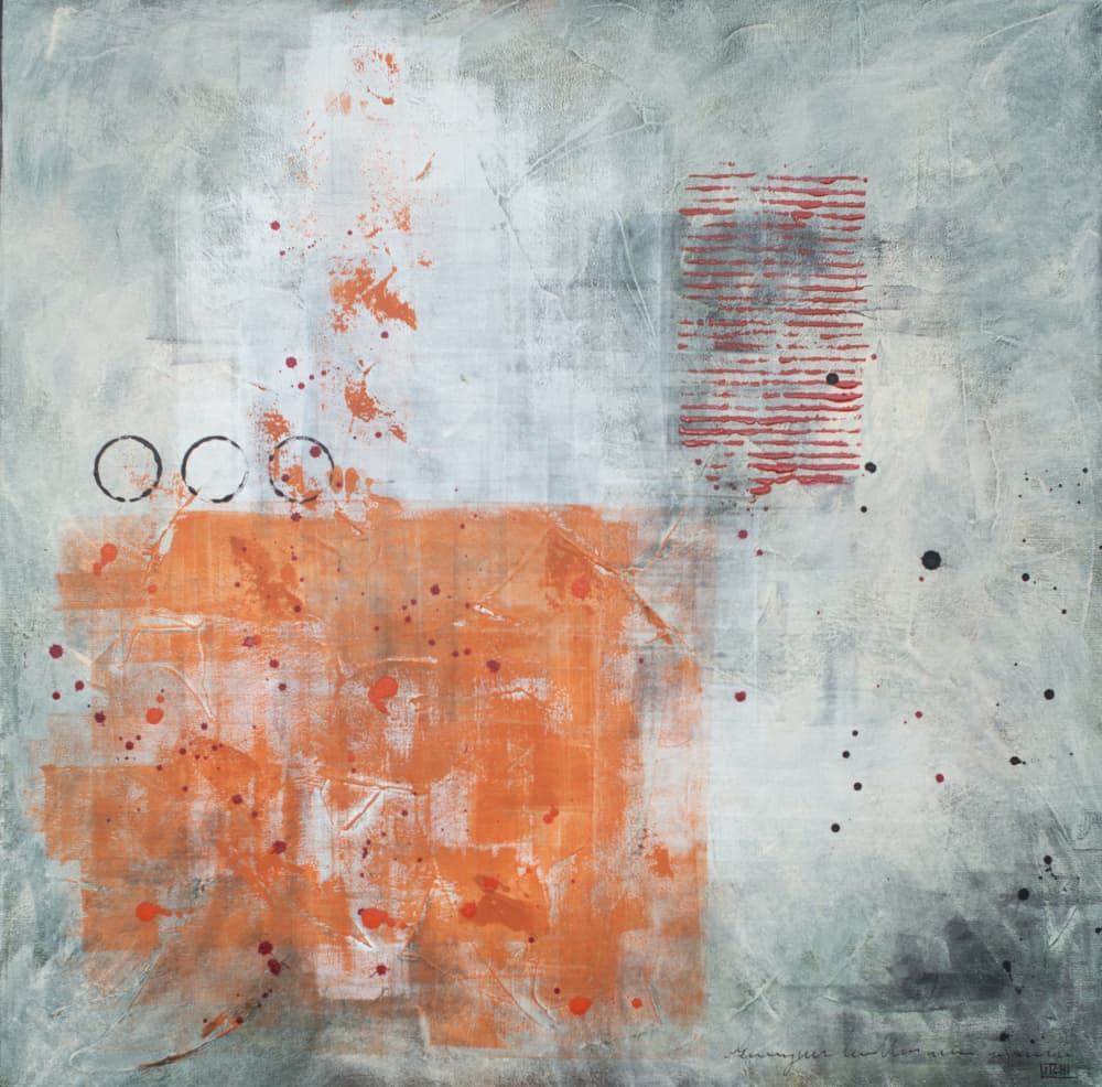 Distressed Urban Abstract by Lillian Christiansson — canvas wall art