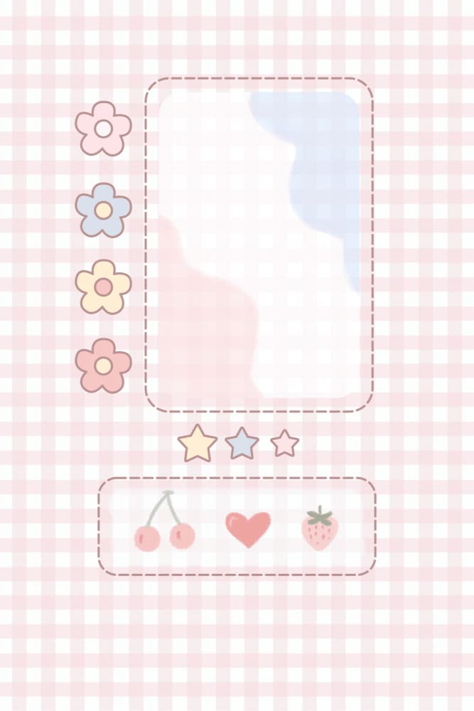 Sweet Pastel Gingham Design by Xuan Thai — canvas wall art