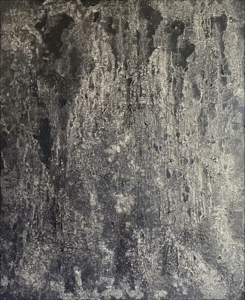 Dark Grunge Texture by Gustaf Tidholm — canvas wall art
